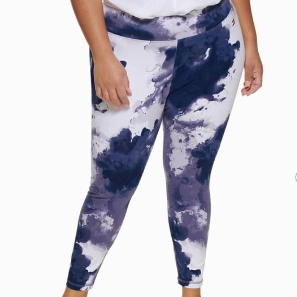 Tommy Hilfiger Sport Womens Fitness Running Leggings Size 1X